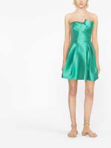 Alberta Ferretti Strapless mini-jurk - Groen