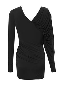 Saint Laurent Mini-jurk met V-hals - Zwart