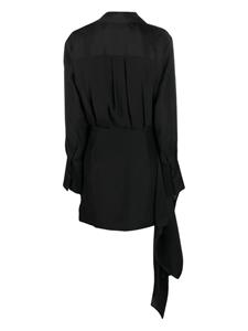 GAUGE81 Gravia zijden mini-jurk - Zwart