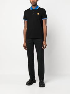 Moncler Poloshirt met logopatch - Zwart