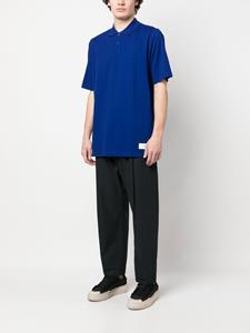 Adidas Poloshirt met logopatch - Blauw