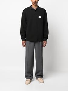 Calvin Klein Jeans Top met logopatch - Zwart