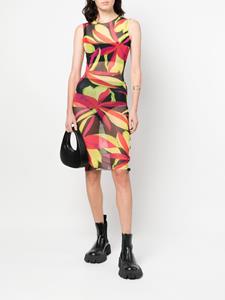 Louisa Ballou Midi-jurk met grafische print - Geel