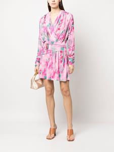 IRO Mini-jurk met abstracte print - Roze