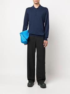 Mackintosh Poloshirt met lange mouwen - Blauw