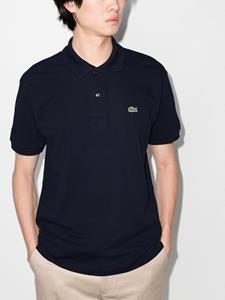 Lacoste Poloshirt met logo-applicatie - Blauw