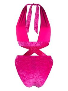 Versace Badpak met Medusa plakkaat - Roze