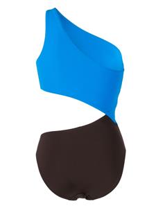 Tory Burch Asymmetrisch badpak - Blauw