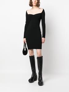 Dsquared2 Mini-jurk met lange mouwen - Zwart