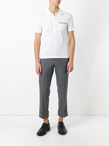 Thom Browne chest pocket polo shirt - Wit