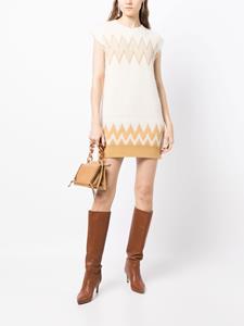 Onefifteen Midi-jurk met borduurwerk - Wit