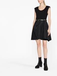 Alexander McQueen Mini-jurk met gesmockt detail - Zwart
