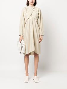 Lemaire Mini-jurk met gestrikt detail - Beige