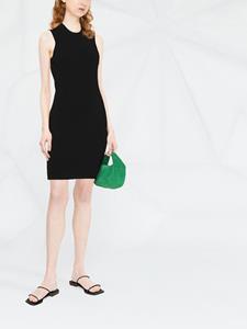 Victoria Beckham Ribgebreide mini-jurk - Zwart