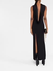 Versace Gedrapeerde jurk - Zwart