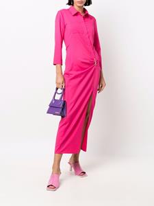 Jacquemus Gesmockte jurk - Roze