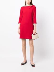 JANE Midi-jurk met strikdetail - Rood