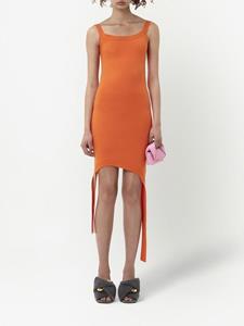 JW Anderson Gebreide mini-jurk - Oranje