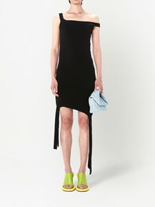 JW Anderson Asymmetrische mini-jurk - Zwart