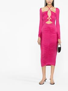 Versace Uitgesneden midi-jurk - Roze