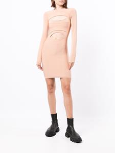Dion Lee Gelaagde mini-jurk - Roze