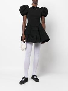 SHUSHU/TONG Mini-jurk met pofmouwen - Zwart
