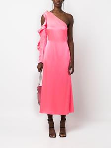David Koma Asymmetrische jurk - Roze