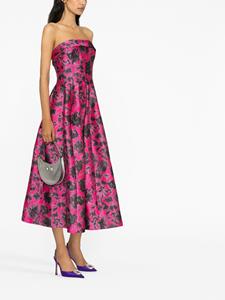 Philosophy Di Lorenzo Serafini Midi-jurk met bloemenprint - Roze