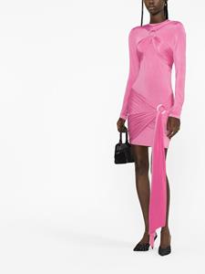 The Attico Mini-jurk met lange mouwen - Roze