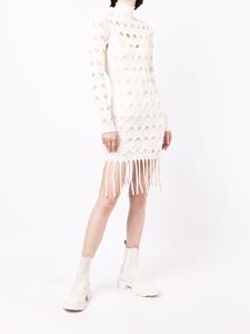 Dion Lee Tweekleurige mini-jurk - Wit