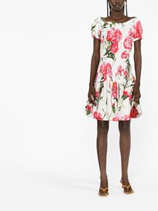 Dolce & Gabbana Flared mini-jurk - Wit