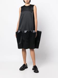 Comme Des Garçons Midi-jurk met meerdere zakken - Zwart