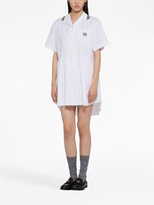 Miu Miu Mini-jurk van popeline - Wit