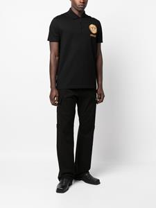 Versace Poloshirt met Medusaprint - Zwart