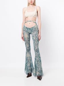 KNWLS Broek met print - Blauw