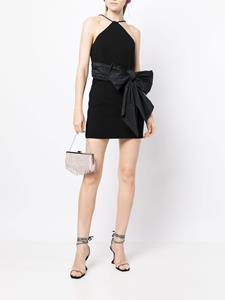 Rebecca Vallance Mini-jurk verfraaid met strik - Zwart