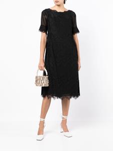 SHIATZY CHEN Midi-jurk met kant - Zwart