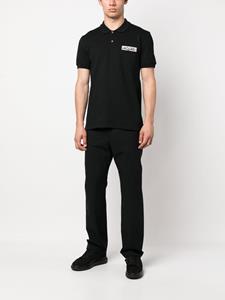 Alexander McQueen Poloshirt met logopatch - Zwart