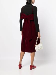 B+ab Midi-jurk met strikdetail - Rood