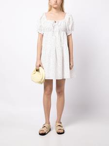 B+ab Midi-jurk met stippen - Wit