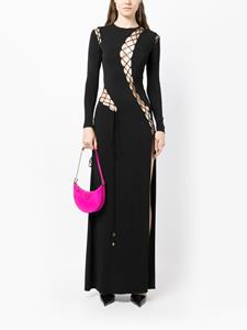 Dundas Mini-jurk met veters - Zwart