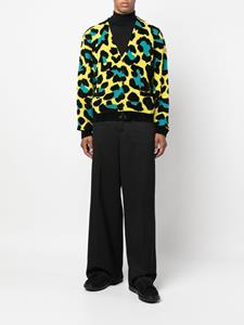 Versace Vest met luipaardprint - Zwart