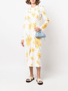 Marni Midi-jurk met bloemenprint - Wit