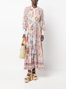 Anjuna Maxi-blousejurk - Beige