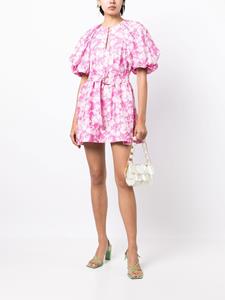 Acler Mini-jurk met bloemenprint - Roze