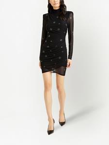 Cinq A Sept Mini-jurk met sterrenprint - Zwart