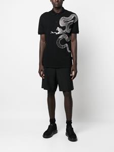 Philipp Plein Poloshirt met print - Zwart