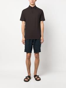 Zanone short-sleeve cotton polo shirt - Bruin