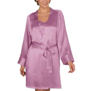 Lady Avenue Pure Silk Short Kimono