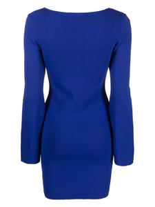 P.A.R.O.S.H. Mini-jurk met lange mouwen - Blauw